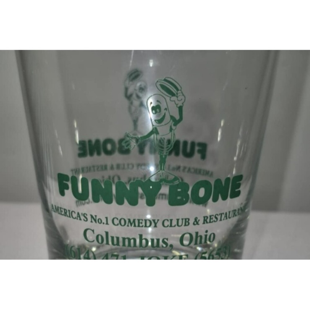 The Funny Bone Comedy Club 16 oz. glass Columbus, Ohio - Picture 2 of 7